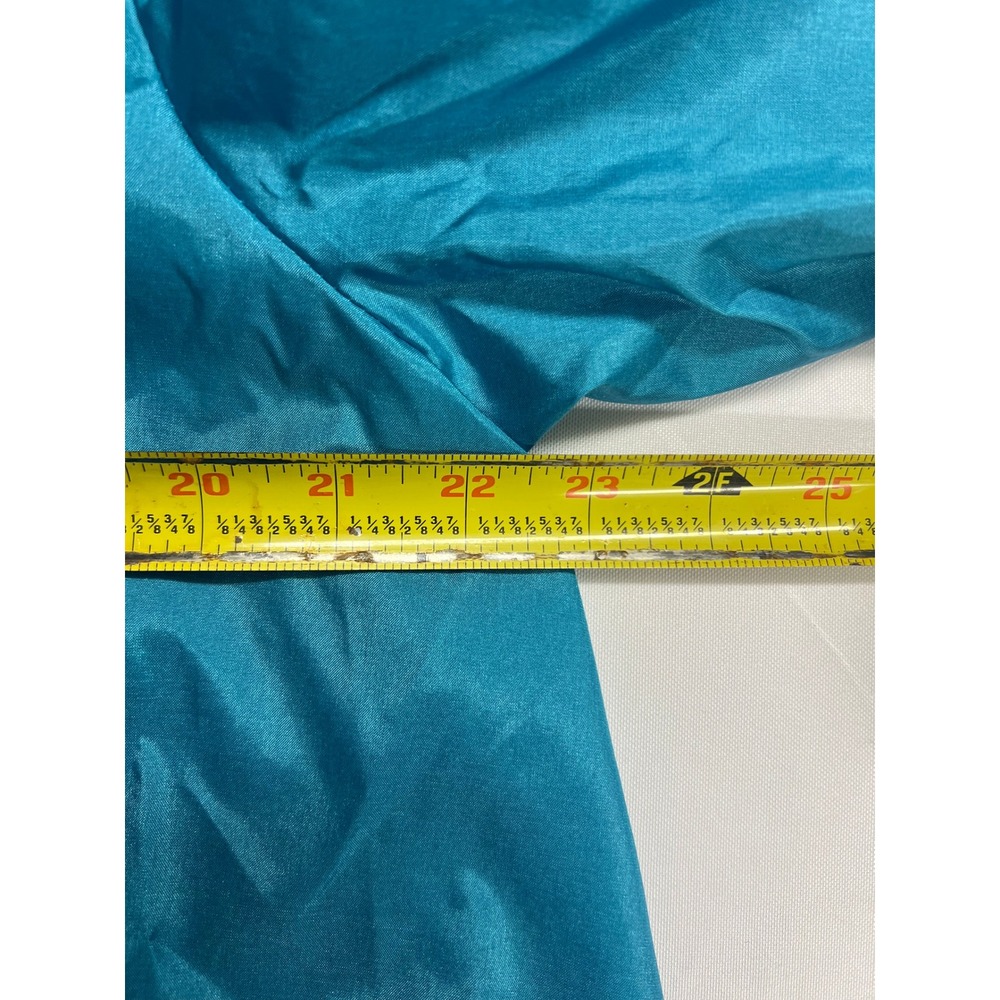 Vintage Totes Coat Teal Blue Nylon Hooded Rain Jacket Womens 14P Retro Longline - Picture 10 of 13